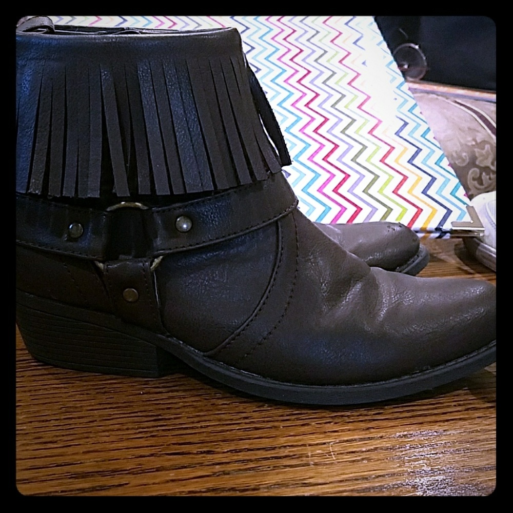 Rampage Brown Booties